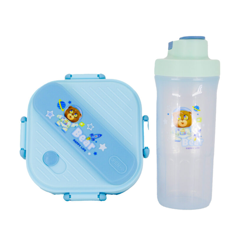 Lunch box Ourse avec sa gourde – Pratique et durable pour école