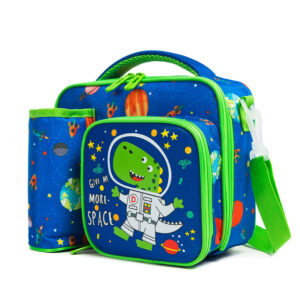 Port Goûter Dinosaure Astronaute – Sac à Goûter Pratique et Durable