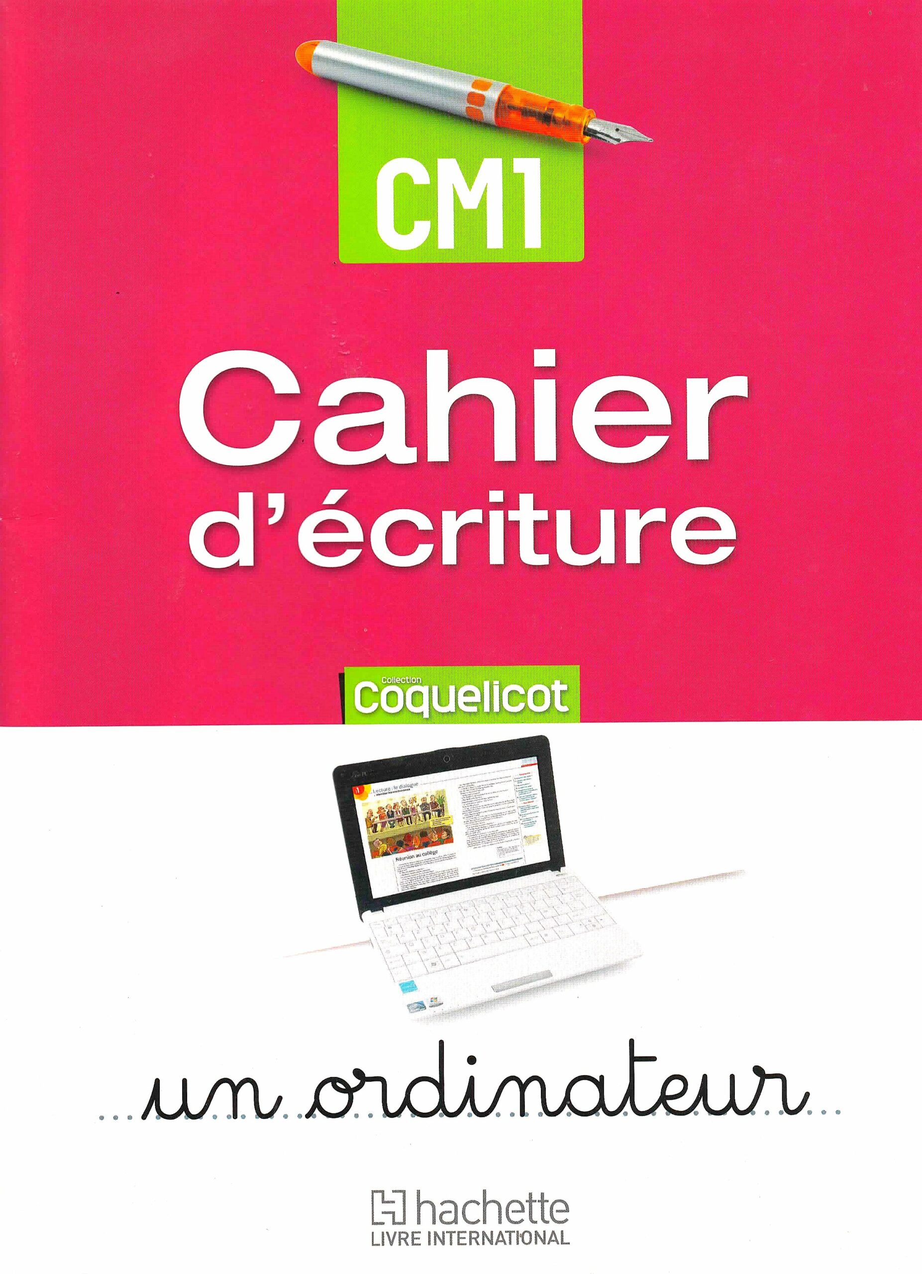 CAHIER D'ECRITURE CM1 COQUELICOT