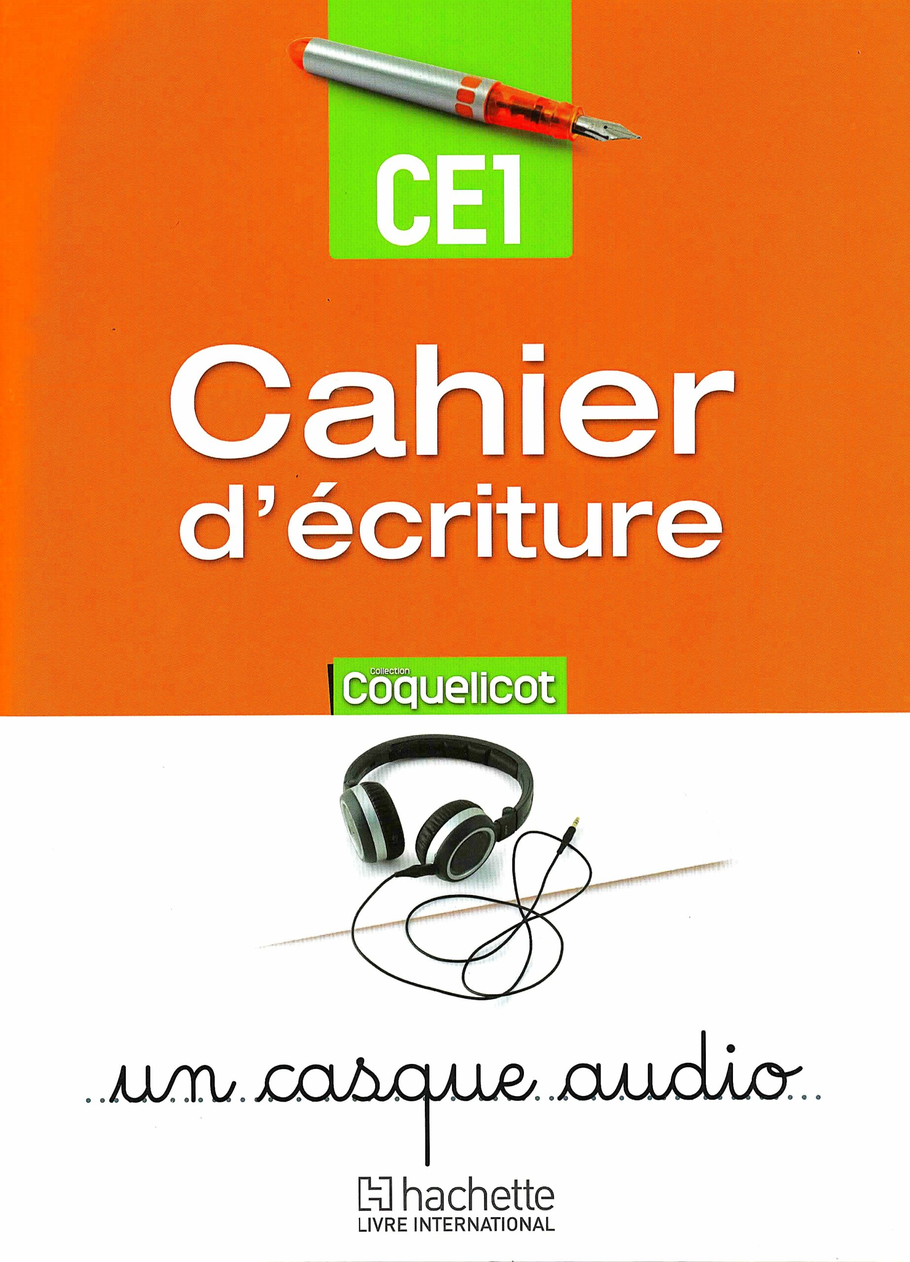 CAHIER D'ECRITURE CE1 COQUELICOT