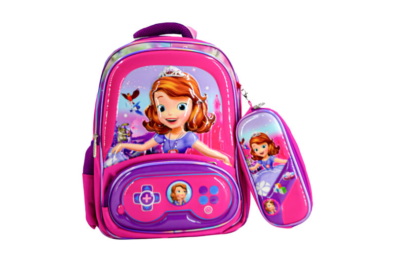 Sac à Dos Princesse Sofia 17"+ Lunchbox et Trousse – Image 2
