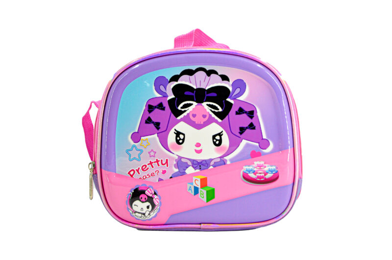 Sac à Dos Kuromi 17"+ Lunchbox et Trousse – Image 3