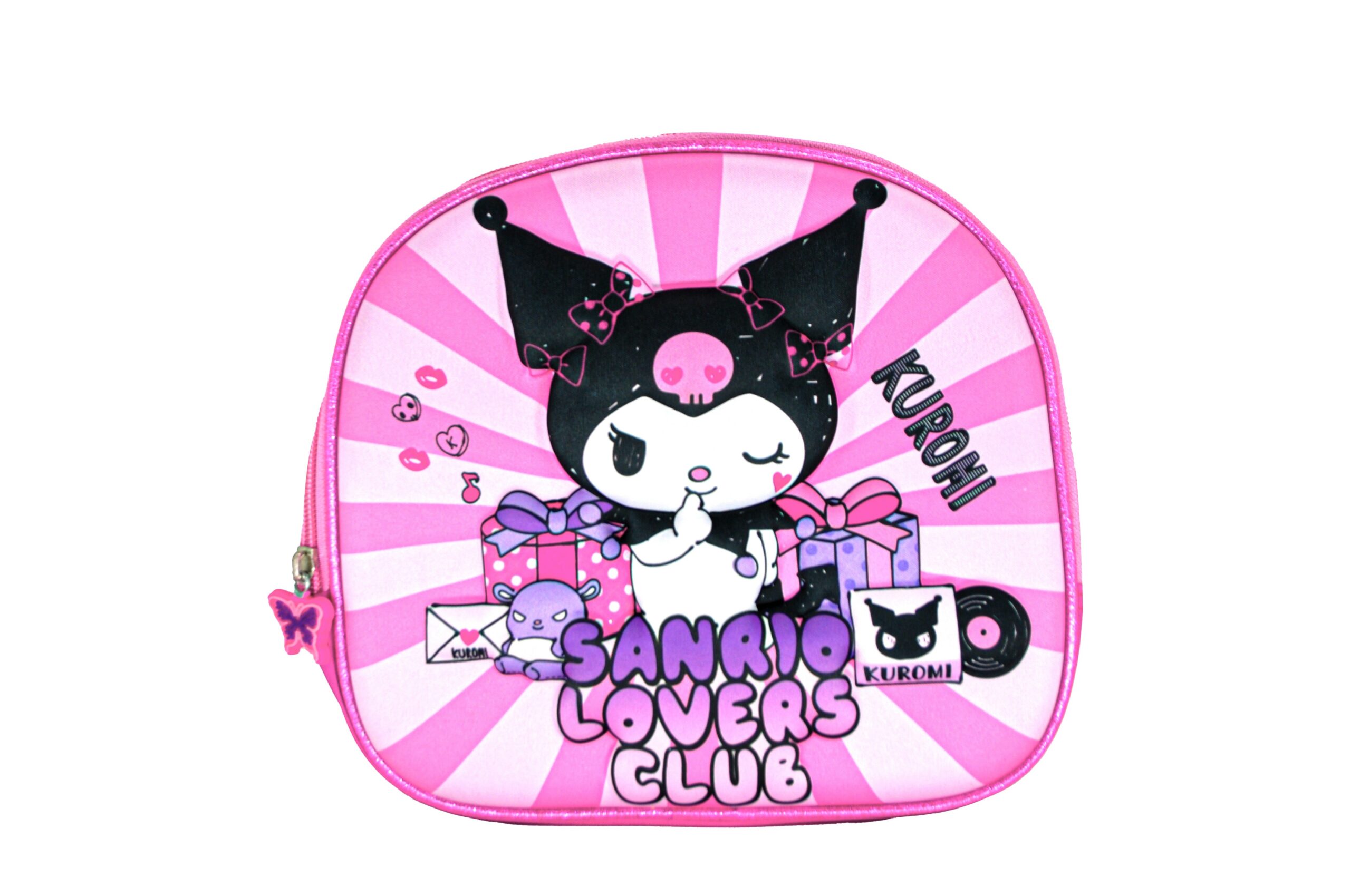 Sac à Dos Kuromi 16"+ Lunchbox et Trousse – Image 3