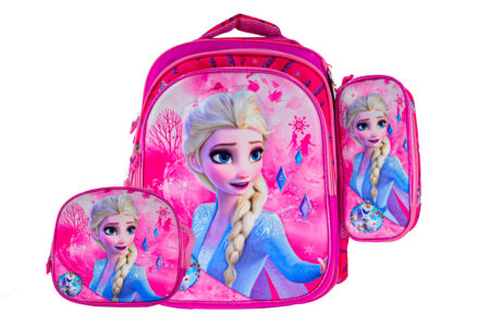 Sac à Dos Elsa 16"+ Lunchbox et Trousse