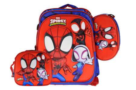 Sac à Dos Spidey 16"+ Lunchbox et Trousse