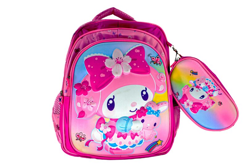 Sac à Dos Kawaii 16" + Lunchbox et Trousse – Image 2