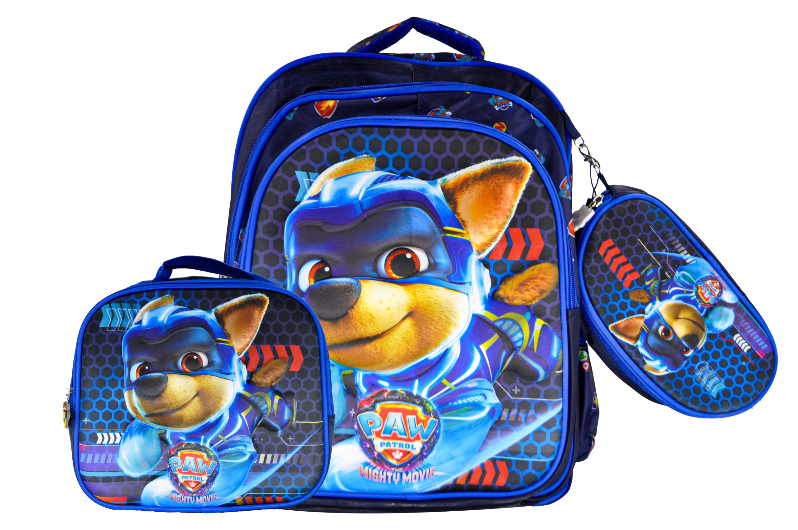 Sac à Dos Paw Patrol 16"+ Lunchbox et Trousse