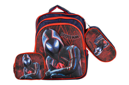 Sac à Dos Spiderman 16"+ Lunchbox et Trousse