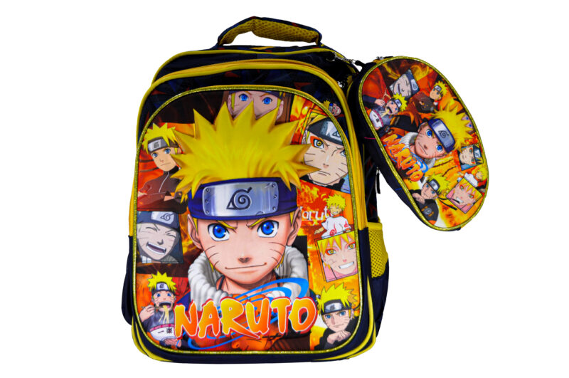 Sac à Dos Naruto 16"+ Lunchbox et Trousse – Image 2