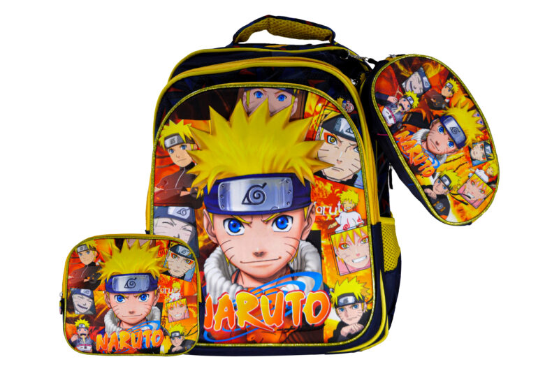 Sac à Dos Naruto 16"+ Lunchbox et Trousse