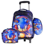 Sac à Dos Sonic 15"+ Lunchbox et Trousse