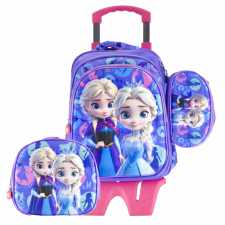 Sac à Dos Elsa 17"+ Lunchbox et Trousse