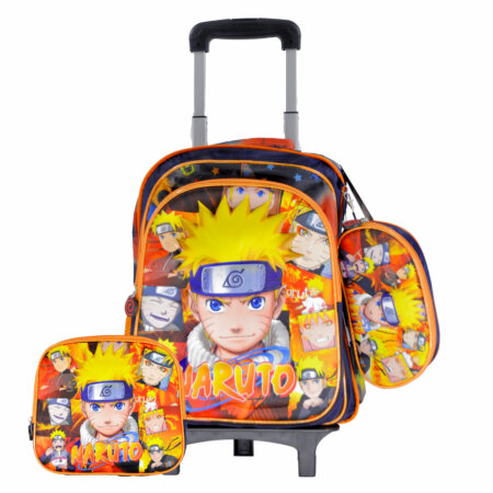 Sac à Dos Naruto 15"+ Lunchbox et Trousse
