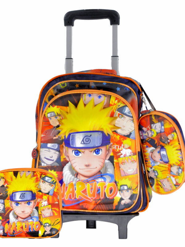 Sac à Dos Naruto 15"+ Lunchbox et Trousse