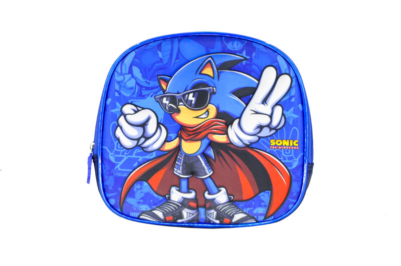 Sac à Dos Sonic 17"+ Lunchbox et Trousse (Avec chariot) – Image 3