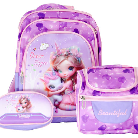 Sac à Dos Unicorne 18 Violet