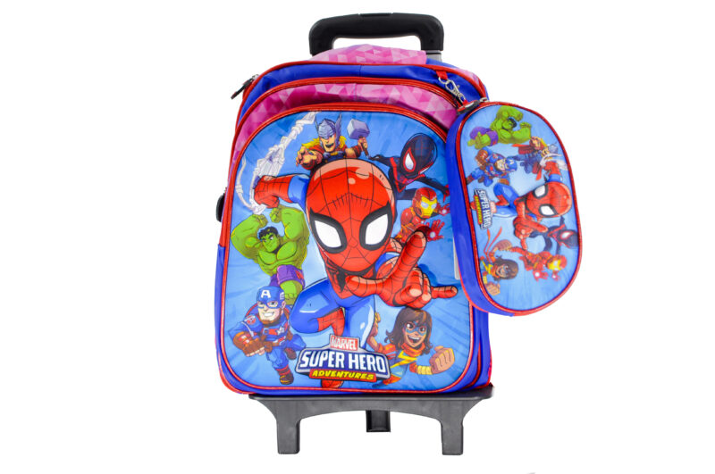 Sac à Dos Spiderman 15"+ Lunchbox et Trousse – Image 2