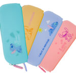 Trousse scolaire solicone Stitch pratique et durable pour enfants