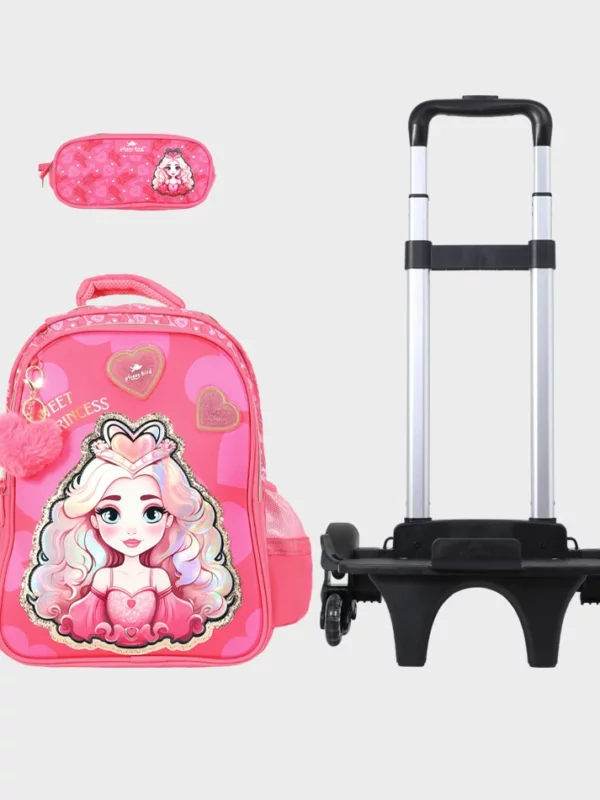 Sac à dos scolaire 17" 2 pièces  GB5043TB – Trousse – Chariot vendu séparément