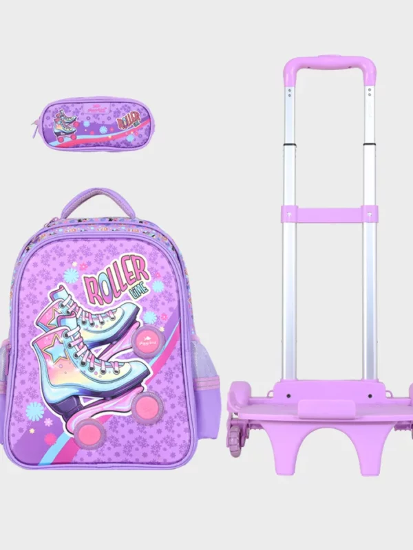 Sac à dos scolaire 17" 2 pièces GB5180TB – Trousse – Chariot vendu séparément