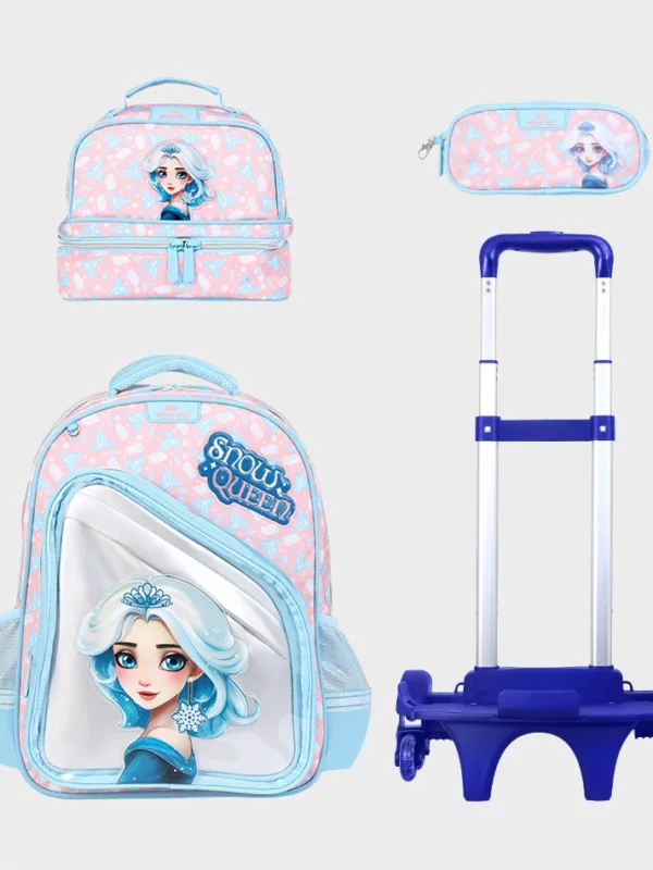 Sac à dos scolaire 17" 3 pièces GB5376TB – Trousse + Sac repas – Chariot vendu séparément