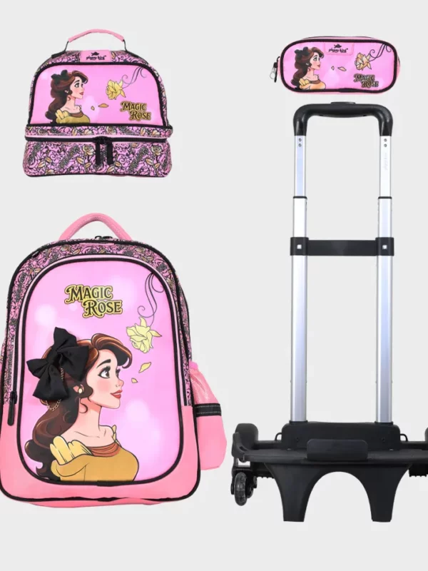 Sac à dos scolaire 17" 3 pièces GB5392TB – Trousse + Sac repas – Chariot vendu séparément