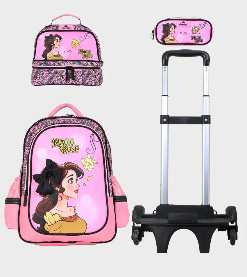 Sac à dos scolaire 17" 3 pièces  GB5392TB – Trousse + Sac repas – Chariot vendu séparément