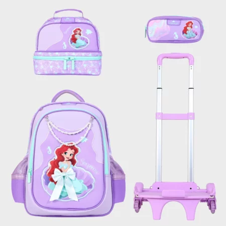 Sac à dos scolaire 17" 3 pièces  GB5405TB  – Trousse + Sac repas – Chariot vendu séparément