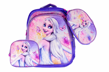 Sac à Dos Elsa 16"+ Lunchbox et Trousse