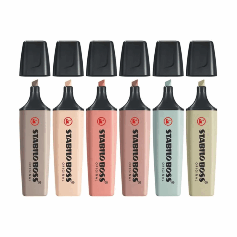 STABILO BOSS BUREAU - SET DE 6 NATURE – Image 2