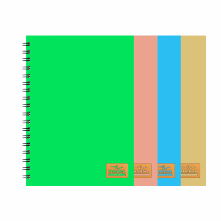 Cahier WIRO 100P Petit Format Plastifier 70G UNI - YAMAMA