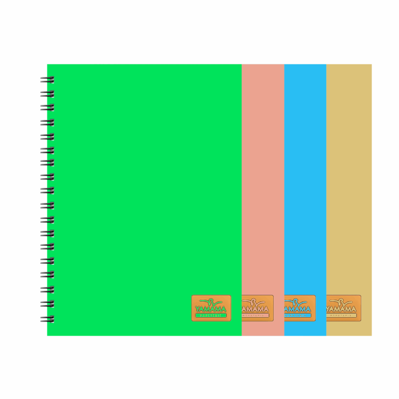 Cahier WIRO 100P Petit Format Plastifier 70G UNI - YAMAMA