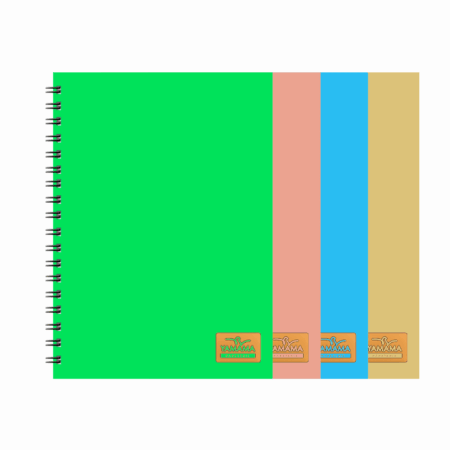 Cahier WIRO 100P Petit Format Plastifier 70G UNI - YAMAMA