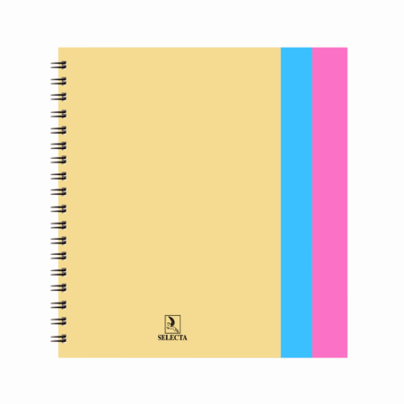 Cahier WIRO 300P Grand Format Plastifier 80G PASTEL- SELECTA