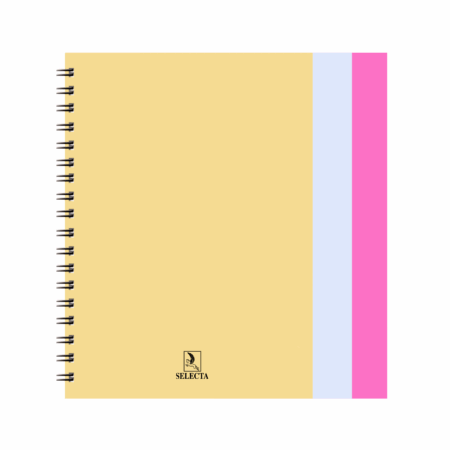Cahier WIRO 200P Grand Format Plastifier 80G PASTEL- SELECTA
