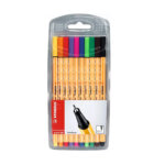STABILO FEUTRE POINTE FINE - SET DE 10 STYLOS