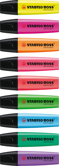 Surligneur STABILO BOSS ORIGINAL1 surligneur - jaune 70/24 – Image 3
