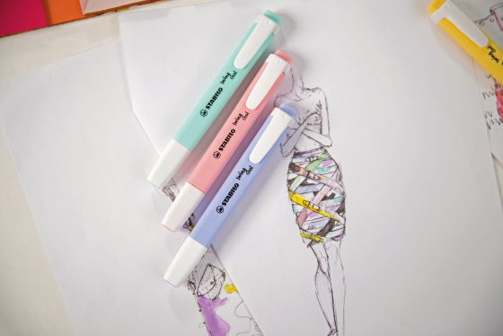 Surligneur format stylo STABILO swing cool PastelPochette de 4 surligneurs rose+ lilas + turquoise + menthe 275/4-08 – Image 9