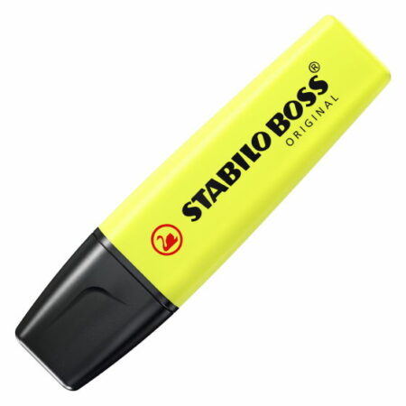 Surligneur STABILO BOSS ORIGINAL1 surligneur - jaune 70/24