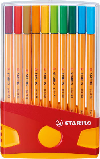 Stylo-feutre pointe fine STABILO point 88ColorParade de 20 stylos-feutres 8820-03 – Image 2