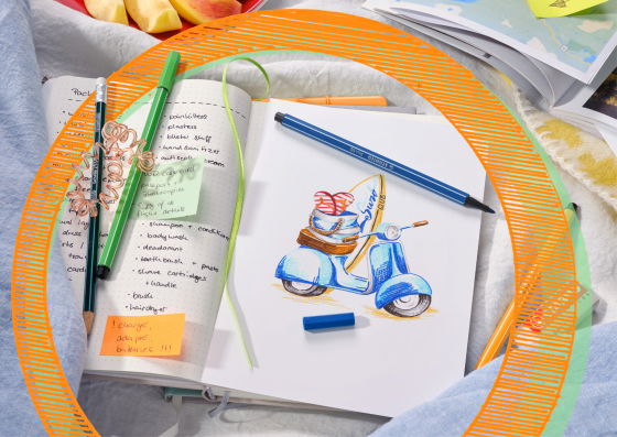 Feutre de dessin de qualité premium STABILO Pen 68Etui carton de 10 feutres EO6810/PL – Image 5