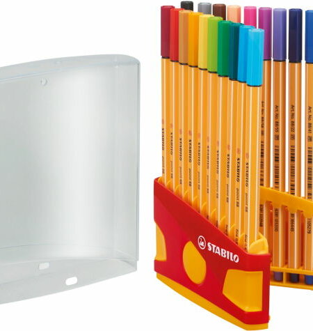 Stylo-feutre pointe fine STABILO point 88ColorParade de 20 stylos-feutres 8820-03