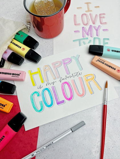 Surligneur pointe biseautée STABILO BOSS ORIGINAL ARTYSet de bureau de 23 surligneurs EO7023-01-5-20 – Image 8