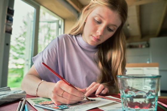 Crayon de couleur aquarellable STABILOaquacolorEtui carton de 12 crayons coloris pastel 1612/7 – Image 5