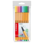 STABILO FEUTRE POINTE FINE - SET DE 8 STYLOS PASTEL