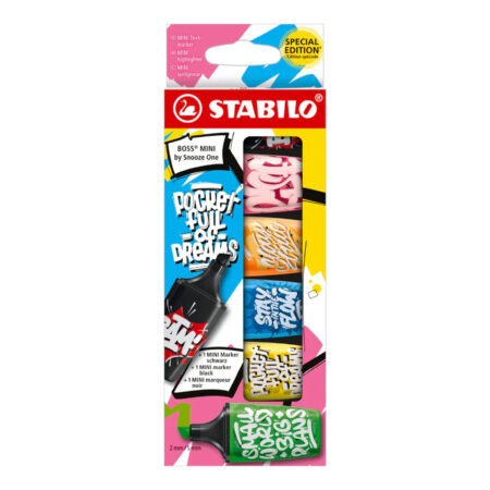 STABILO BOSS BUREAU MINI - SET DE 6 SNOOZE