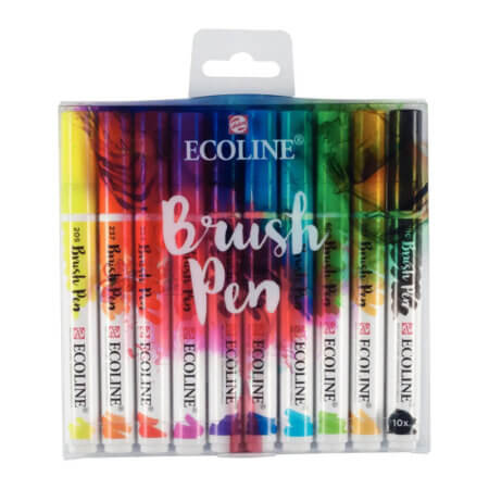 Illustration réalisée avec le Feutre Brushpen Ecoline Talens 10