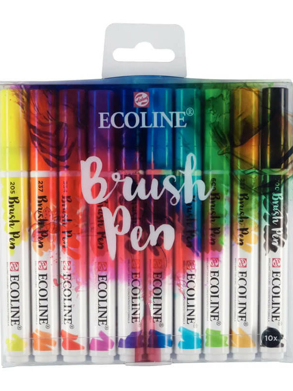 Illustration réalisée avec le Feutre Brushpen Ecoline Talens 10