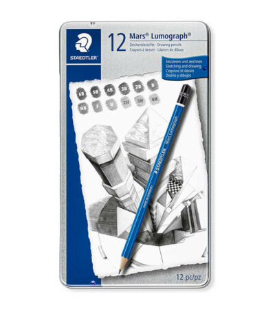 Crayon Lumograph Staedtler boîte 12 graphite