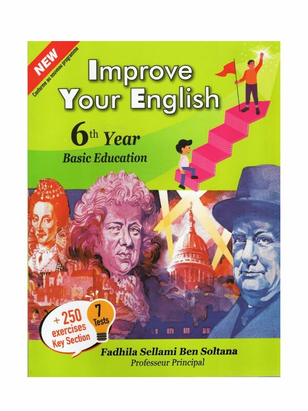 غلاف كتاب Improve Your English 6ème Primaire للسنة السادسة